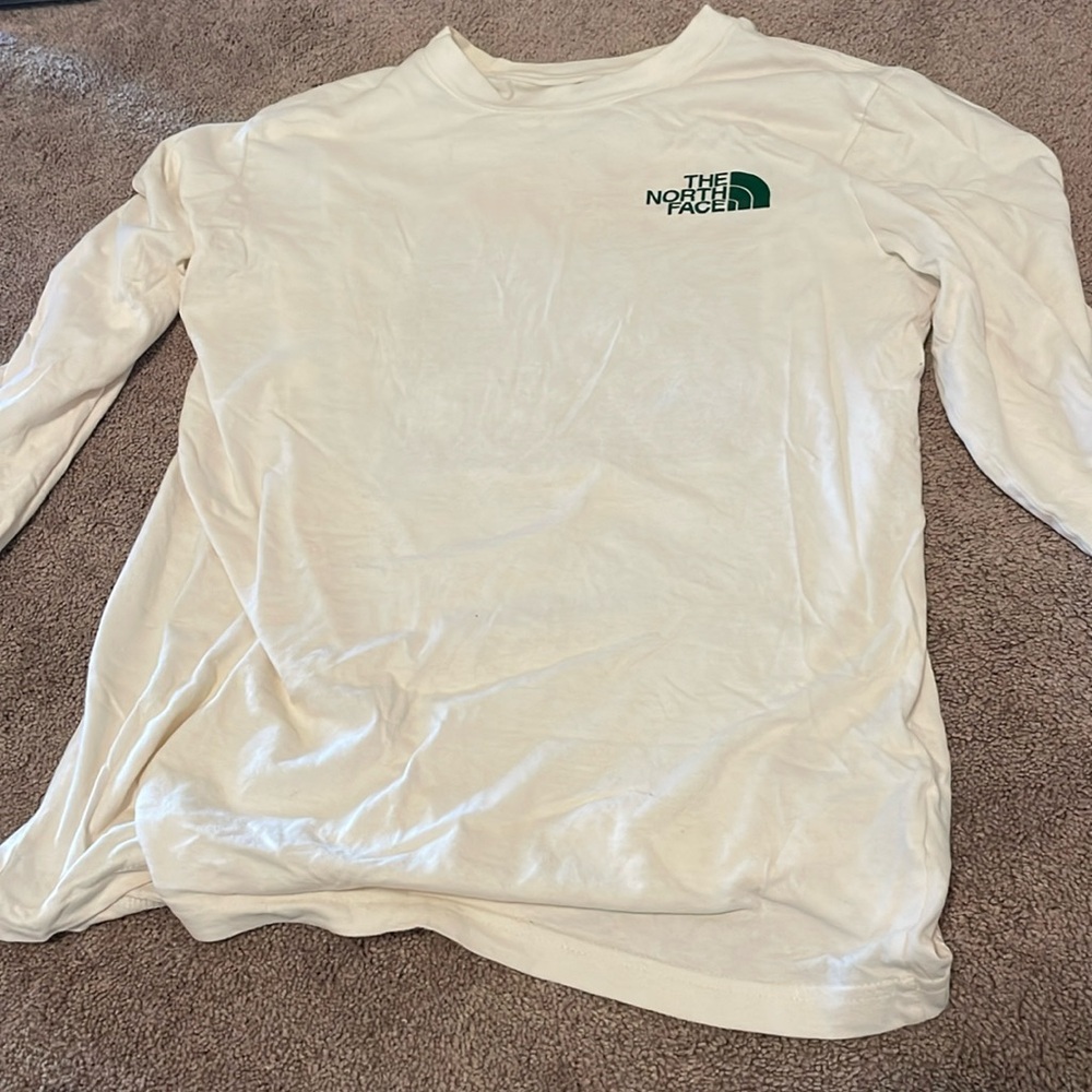 The North Face, men’s white long sleeve